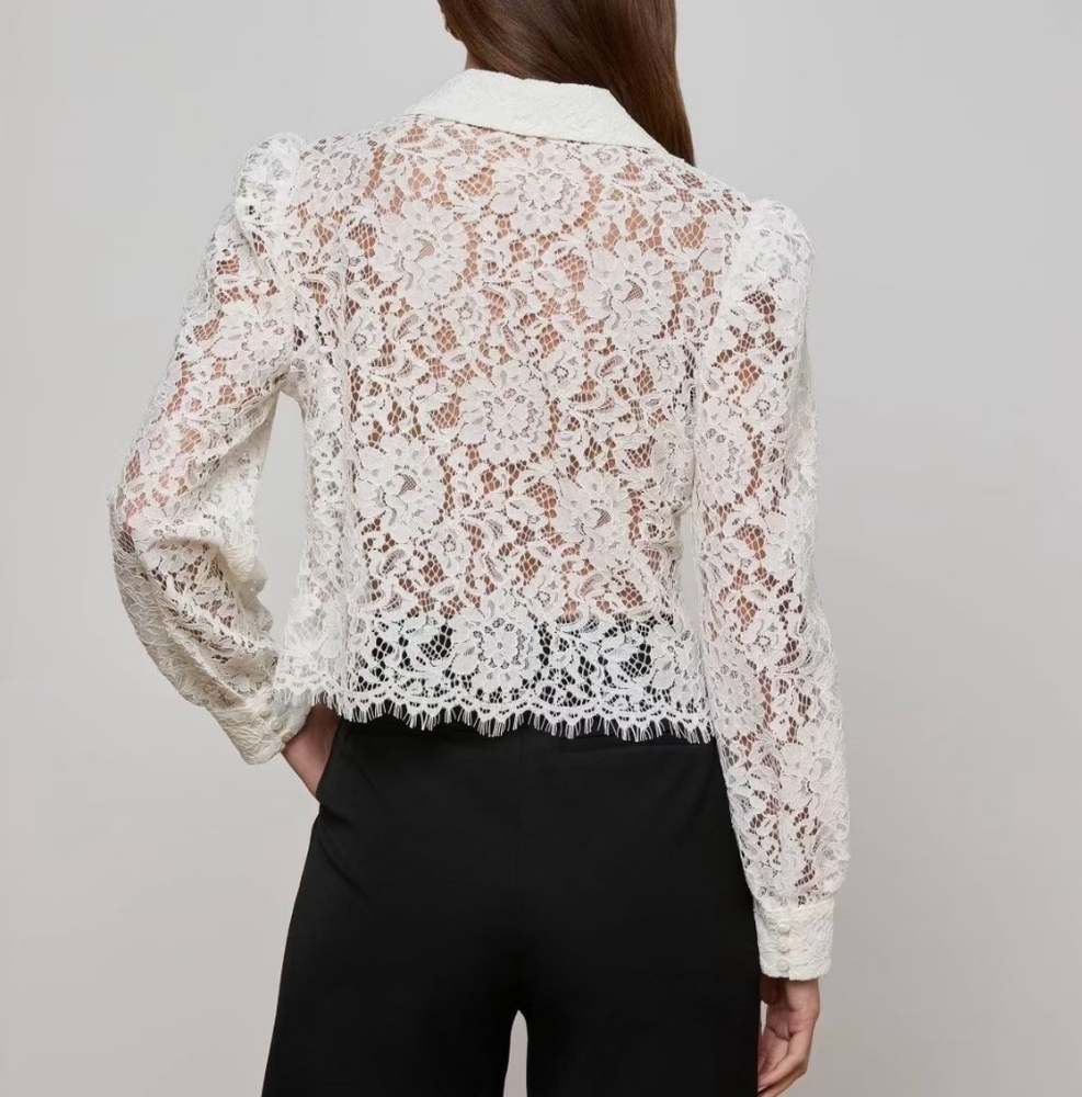 L'Agence Anita Lace Blouse - Picture 2 of 8